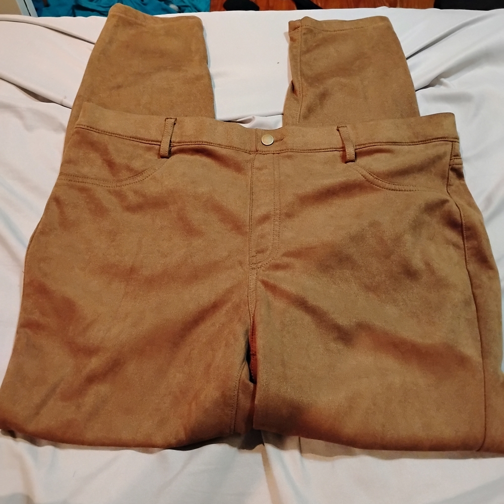 Time and Tru Tan Skinny Pants Cotton Twill